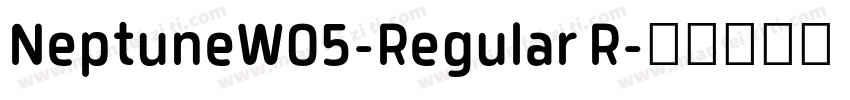 NeptuneW05-Regular R字体转换